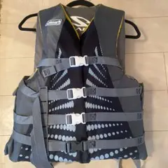 ①Coleman ②STEARN'S ライフジャケット　グレー／イエローのサムネイル