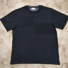 THE SHOP TK半袖Tシャツ ブラック　シンプル　切替　メンズ　Мのサムネイル