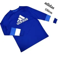【adidas】アディダス　アンダーウェア　メッシュ　長袖　ロゴ　プリント