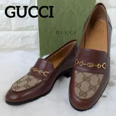 GUCCI 22AW 699187 ホースビット GG柄 ブラウン サンダル - メルカリ