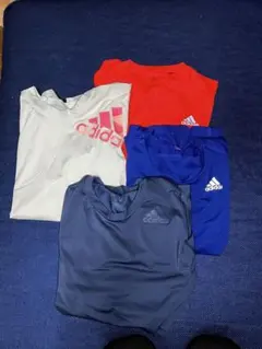名： 【4枚セット】adidas ランニングTシャツ（S/M混在）