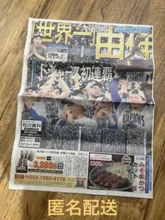 2025 11/3 　日刊スポーツドジャース連覇