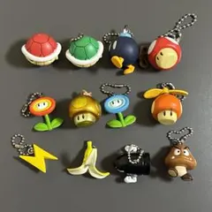 マリオカート　キャラクター　フィギュア　ボールチェーンストラップ　12個セット