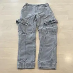 ZARA グレー カーゴパンツ118㎝