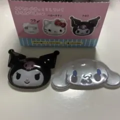 サンリオ　クロミ　シナモロール ぷっくりったいバッジ