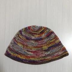バケットハット クラッシャーハット クロシェハット ビーニー ハンドメイド帽子