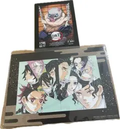 【未使用】鬼滅の刃無限城編入場者特典 2点セットビジュアルボード・イラストカード