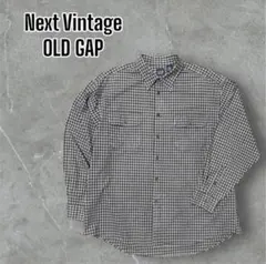 Next Vintage OLD GAP ダークシャドーチェック XL