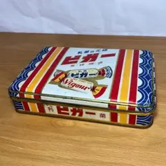 昭和レトロ ビガー菓子 ブリキ缶 - メルカリ