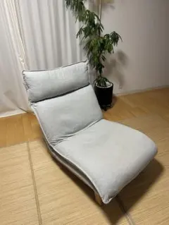【トラネキサム酸様用】無印良品　ハイバックリクライニングソファ　ライトグレー