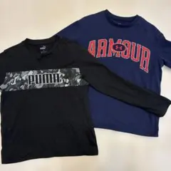 PUMA & Under Armour 長袖Tシャツセット140
