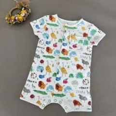 next 半袖 ロンパース 動物 3-6m