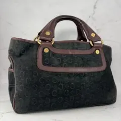 美品】CELINE マカダム トリオンフ ブギーバッグ スエード - メルカリ