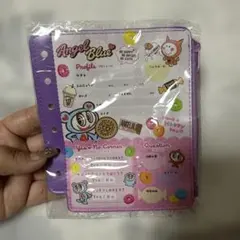 エンジェルブルー プロフィール帳風ポーチ　D