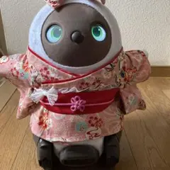ラボット　服　lovot 水色　紗綾形羽織　袴　インナー　紺色手毬　ストライプ袴 ラボット 服 lovot 水色 紗綾形羽織 袴 インナー 紺色手毬