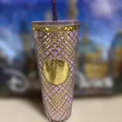 ディズニーカリフォルニア　アドベンチャーランド　スターバックス 紫色のタンブラー