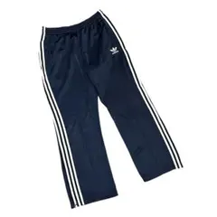 ※2 00s adidas ナイロントラックパンツ ネイビー サイズXL