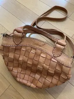 robita レザー　キャメル　ショルダー　2way