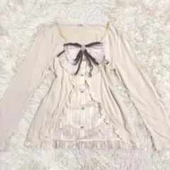 アクシーズファム　ビックリボン　カットソー　森ガール　フェアリーコア
