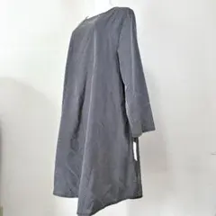 【新品】PENNY JULE 5L ワンピース ストライプ 黒 チュニック 通勤