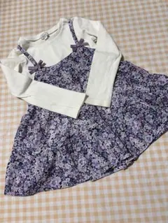 any FAM 花柄長袖カットソー 110サイズ