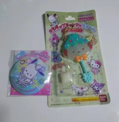 ポチャッコ ロリポップキャンディチャーム セブンイレブン 缶ミラー セット