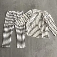 西松屋 ボーダー柄 長袖Tシャツ レギンス セット 95