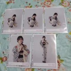 櫻坂46 向井純葉 2024年 浴衣 スワリ チュウ ヒキ セミコンプ