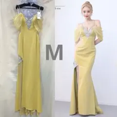 M 24336 半袖　AngelRエンジェルアール キャバドレス　ロングドレス