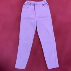 プティマイン　長ズボン　パンツ　くすみピンク