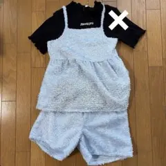 女の子　水色　上下セット　150