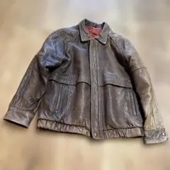 THREE MEN 羊革　レザージャケット　SIZE M