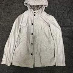 BEAUTY & YOUTH グレー フード付きジャケット M