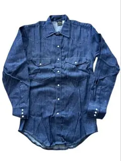 デッドストックvintage us製PrentissプレンティスデニムシャツS