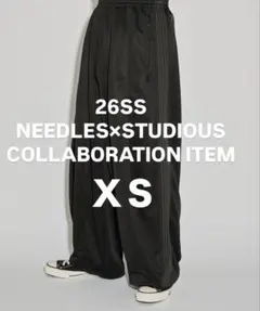 needles H.D ヒザデルパンツ 26ss studious別注 黒 S - メルカリ