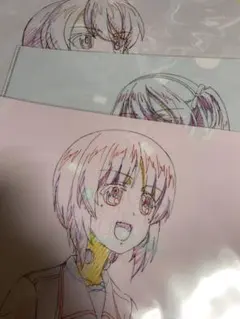 ガールズ＆パンツァー ガルパン 最終章 前売り特典 原画クリアファイル　コンプのサムネイル