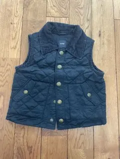 babyGap ネイビー キルティングベスト 12-18ヶ月