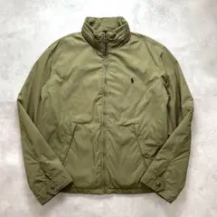 良品/XL相当/希少色/ポロラルフローレン スイングトップ ボア ポニー カーキ