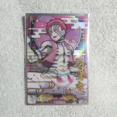 鬼滅の刃　猗窩座　箔押し　ステンドグラスカード(自販機ver.)