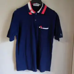 MUNSINGWEAR GrandSlam　ポロシャツ　ネイビー 　サイズＬのサムネイル