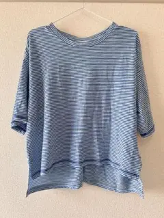 CIAOPANIC TYPY シアーtシャツ ボーダーtシャツ　ブルー