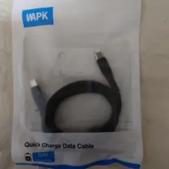 WAPIK Quick Charge Data USB Type-C ブラック