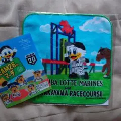 千葉ロッテマリーンズ コアラのマーチスリーブ＆中山競馬場コラボハンドタオル
