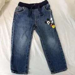 ミッキーマウス デニムパンツ 100cm gap ディズニー