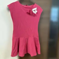 ピンク ノースリーブ ワンピース 4歳用のサムネイル