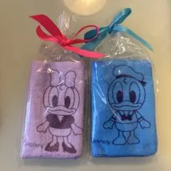 ディズニー ドナルドダック デイジーダック ミニタオルセット