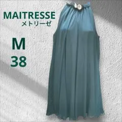 良品　メトリーゼ М シアー ノースリーブワンピース　チュニック 重ね着風