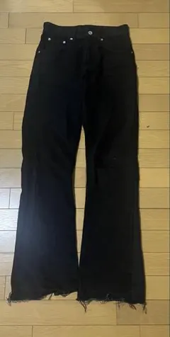 ZARA ブラック フレアデニム 34