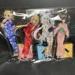 極楽湯　フロライフ　ホロライブ1期生　アクリルスタンド(浴衣ver) 4種セット