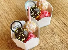 ドーナツポップ ミニチュアフード ミニチュアスイーツ ハンドメイド